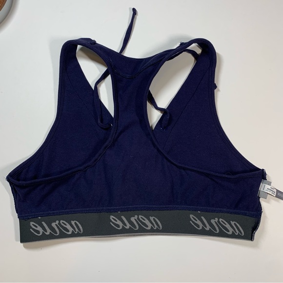 Med Aerie blue lace up front sports bra - Picture 8 of 13